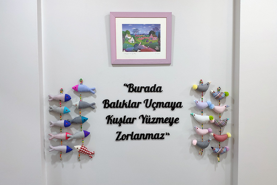 Anaokulu giriş alanı